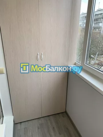 Шкаф на балкон купить в Малаховке на заказ недорого от МосБалкон