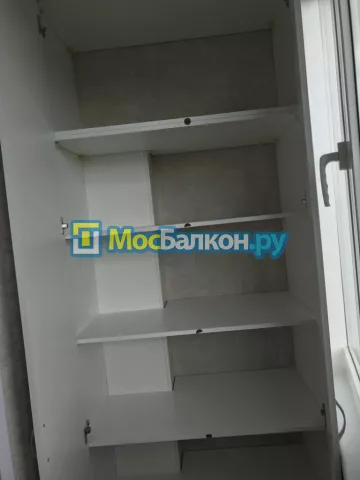 Шкаф на балкон купить в Малаховке на заказ недорого от МосБалкон