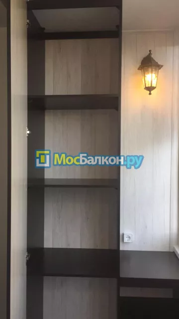 Шкаф на балкон купить в Малаховке на заказ недорого от МосБалкон