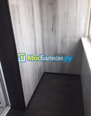 Отделка балкона и лоджии пластиковыми ПВХ панелями в Малаховке от компании МосБалкон