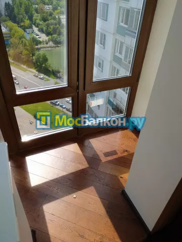 Объединение балкона и лоджии с комнатой в  Малаховке