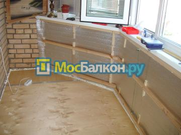Утепление балконов - заказать балкон в Москве и области