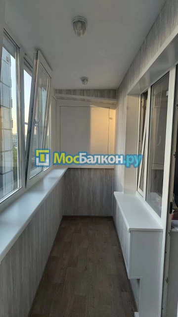 Шкаф на балкон купить в Малаховке на заказ недорого от МосБалкон