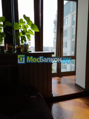 Объединение балкона и лоджии с комнатой в  Малаховке