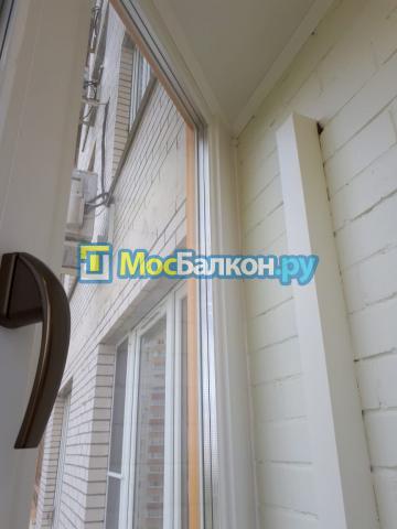 Остекление балкона с высотой створок 160 см