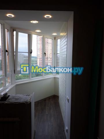 Остекление балкона с высотой створок 160 см