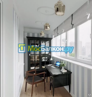 Французское остекление балконов и лоджий под ключ по доступным ценам в Малаховке | МосБалкон