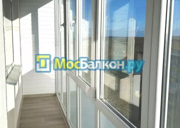 Отделка балкона и лоджии пластиковыми ПВХ панелями в Малаховке от компании МосБалкон