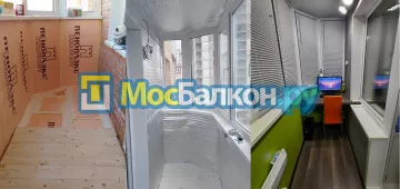 Заказать балкон в Малаховке цена от 1320 руб | Остекление балконов и лоджий МосБалкон
