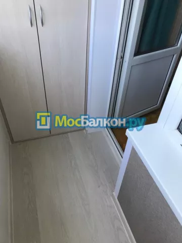 Шкаф на балкон купить в Малаховке на заказ недорого от МосБалкон