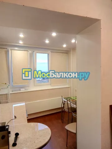 Объединение балкона и лоджии с комнатой в  Малаховке