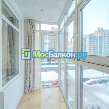 Французское остекление балконов и лоджий под ключ по доступным ценам в Малаховке | МосБалкон