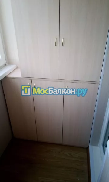 Шкаф на балкон купить в Малаховке на заказ недорого от МосБалкон