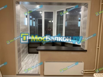 Объединение балкона и лоджии с комнатой в  Малаховке