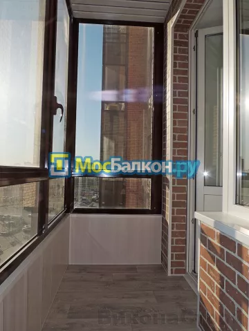 Шкаф на балкон купить в Малаховке на заказ недорого от МосБалкон