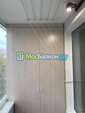 Шкаф на балкон купить в Малаховке на заказ недорого от МосБалкон