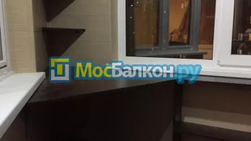 Шкаф на балкон купить в Малаховке на заказ недорого от МосБалкон