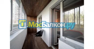 Отделка балкона и лоджии пластиковыми ПВХ панелями в Малаховке от компании МосБалкон