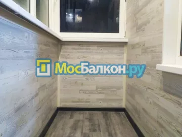 Отделка балкона и лоджии пластиковыми ПВХ панелями в Малаховке от компании МосБалкон