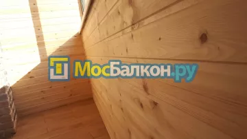 Цена на отделку лоджии декоративным камнем в Москве