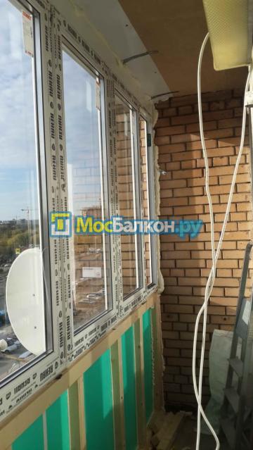 Каркас под теплое остекление лоджии 6м