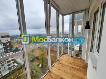 Отделка балкона и лоджии пластиковыми ПВХ панелями в Малаховке от компании МосБалкон