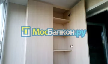 Шкаф на балкон купить в Малаховке на заказ недорого от МосБалкон