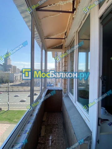 Крыша на балконе в Малаховке монтаж и ремонт по выгодной цене от МосБалкон