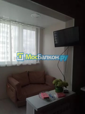 Объединение балкона и лоджии с комнатой в  Малаховке