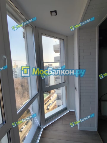 Панорамное остекление заказать под ключ по выгодной цене в Малаховке от компании МосБалкон