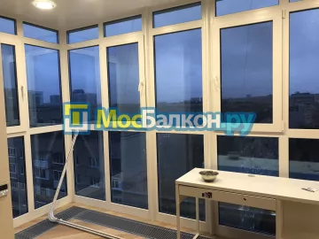 Отделка балкона и лоджии пластиковыми ПВХ панелями в Малаховке от компании МосБалкон