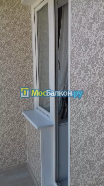 Отделка балкона и лоджии пластиковыми ПВХ панелями в Малаховке от компании МосБалкон