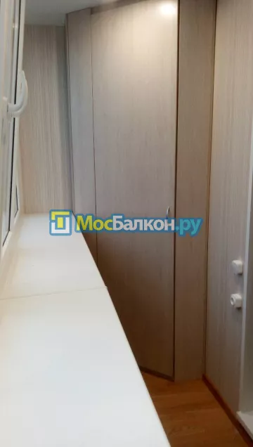 Шкаф на балкон купить в Малаховке на заказ недорого от МосБалкон