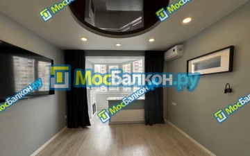 Объединение балкона и лоджии с комнатой в  Малаховке