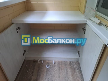 Шкаф на балкон купить в Малаховке на заказ недорого от МосБалкон