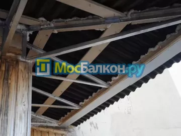 Крыша на балконе в Малаховке монтаж и ремонт по выгодной цене от МосБалкон