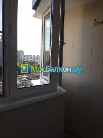 Отделка балкона и лоджии пластиковыми ПВХ панелями в Малаховке от компании МосБалкон