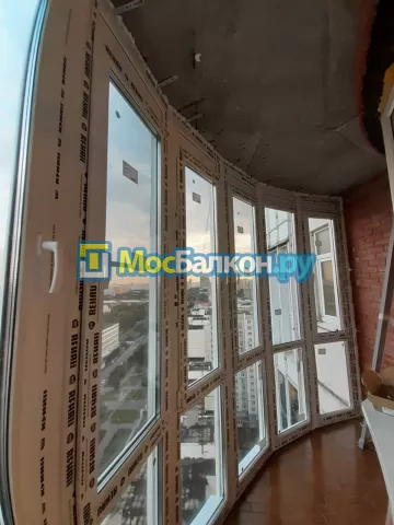 Панорамное остекление заказать под ключ по выгодной цене в Малаховке от компании МосБалкон