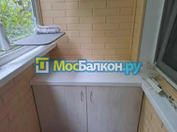 Шкаф на балкон купить в Малаховке на заказ недорого от МосБалкон